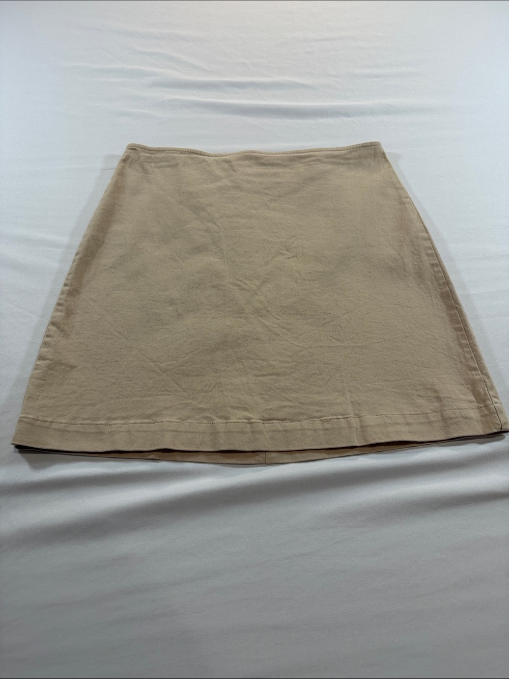 Gianni Bini Neutral Cream A-Line Skirt Size L